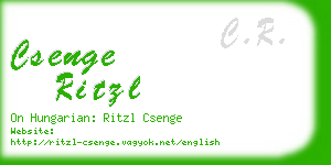 csenge ritzl business card